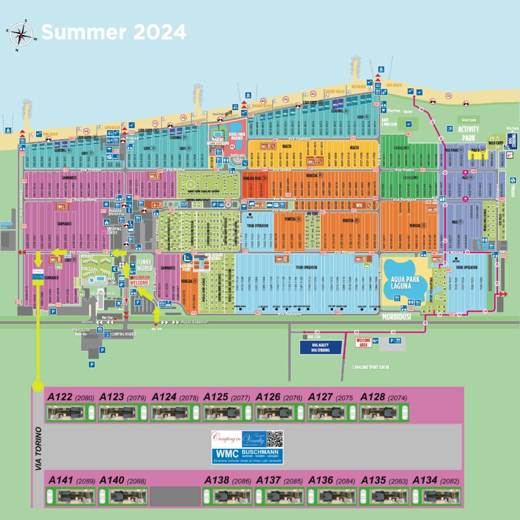 Hotel WMC BUSCHMANN camping-in-venedig Wohnwagenvermietung at UNION LIDO Cavallino Exterior foto
