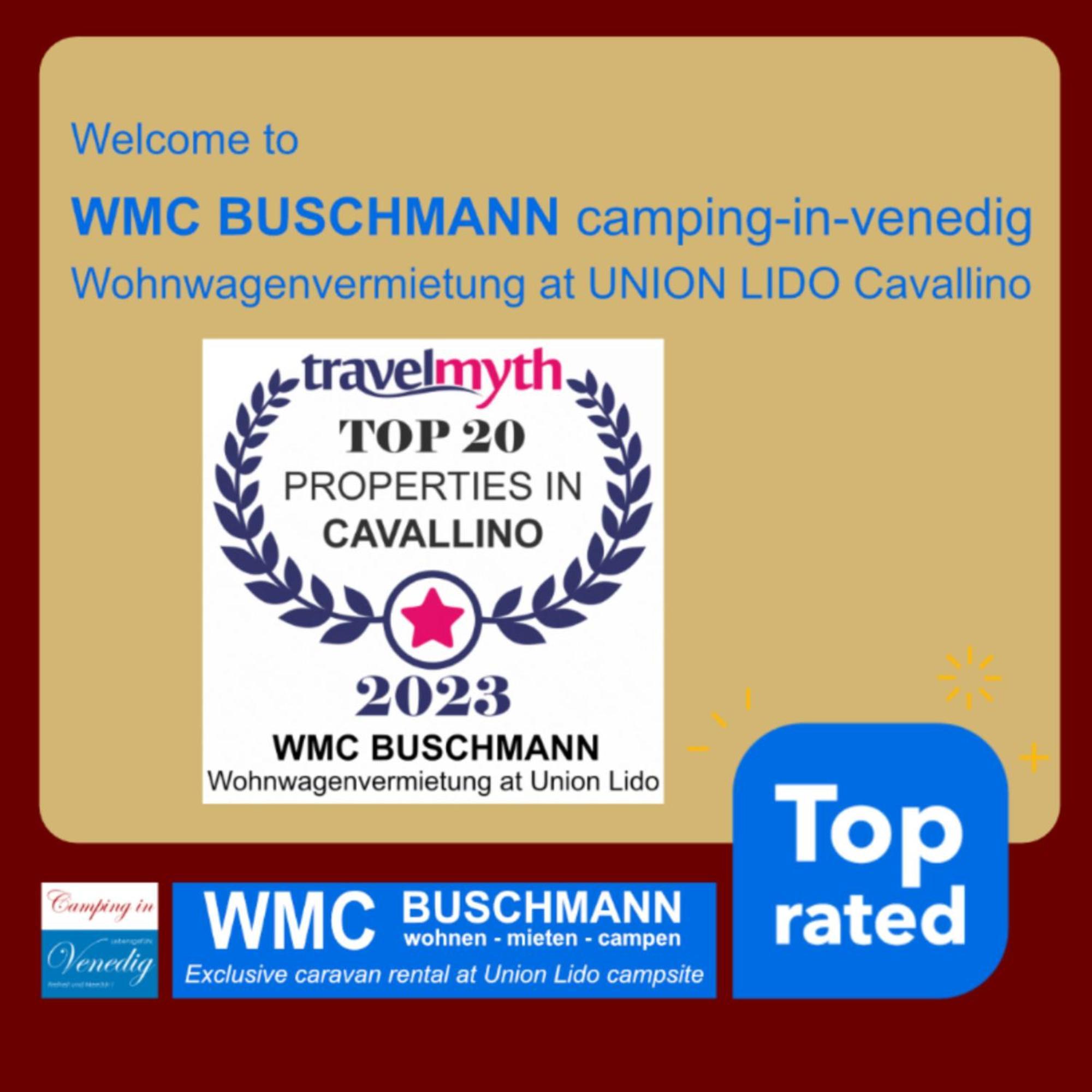 Hotel WMC BUSCHMANN camping-in-venedig Wohnwagenvermietung at UNION LIDO Cavallino Exterior foto